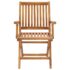 vidaXL 5 Piece Garden Dining Set Solid Teak Wood - Image 9