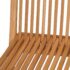 vidaXL 5 Piece Garden Dining Set Solid Teak Wood - Image 7