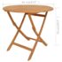 vidaXL 5 Piece Garden Dining Set Solid Teak Wood - Image 11