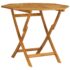 vidaXL 5 Piece Garden Dining Set Solid Teak Wood - Image 3
