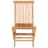 vidaXL 5 Piece Garden Dining Set Solid Teak Wood - Image 10