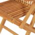vidaXL 5 Piece Garden Dining Set Solid Teak Wood - Image 10