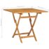 vidaXL 5 Piece Garden Dining Set Solid Teak Wood - Image 11
