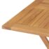 vidaXL 5 Piece Garden Dining Set Solid Teak Wood - Image 6