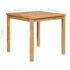 vidaXL 3 Piece Garden Dining Set 80x80 cm Solid Teak Wood - Image 13