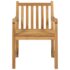 vidaXL 3 Piece Garden Dining Set 80x80 cm Solid Teak Wood - Image 5