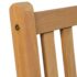 vidaXL 3 Piece Garden Dining Set 80x80 cm Solid Teak Wood - Image 6