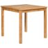 vidaXL 3 Piece Garden Dining Set 80x80 cm Solid Teak Wood - Image 8