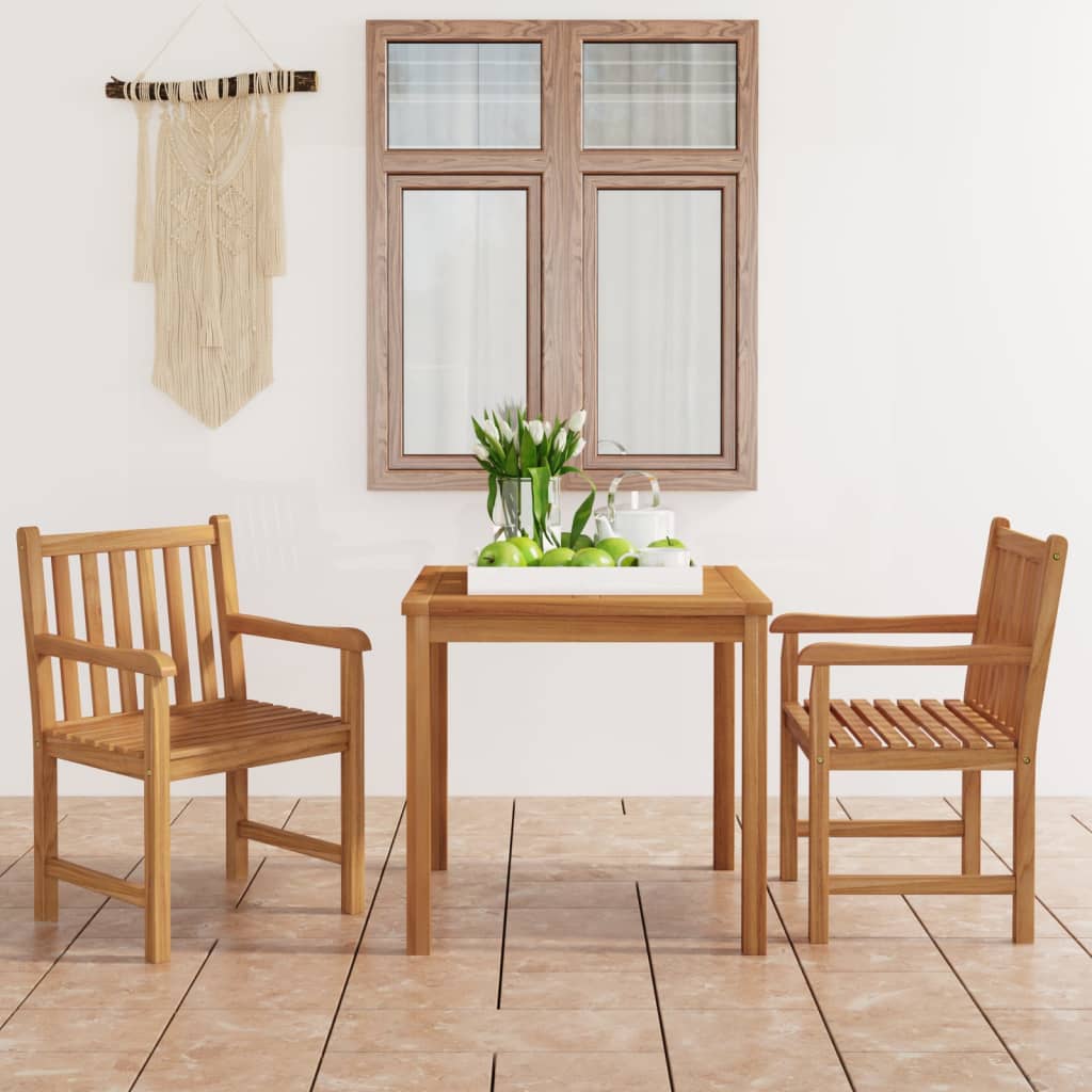 8720286227756_m_en_hd_1 vidaXL 3 Piece Garden Dining Set 80x80 cm Solid Teak Wood - Image 1