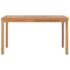 vidaXL 5 Piece Garden Dining Set 140x80 cm Solid Teak Wood - Image 9