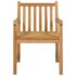 vidaXL 5 Piece Garden Dining Set 160x80 cm Solid Teak Wood - Image 5