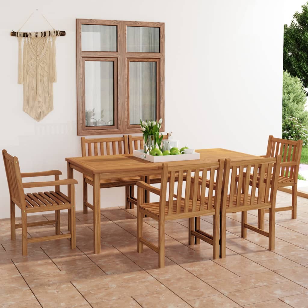 8720286227961_m_en_hd_1 vidaXL 7 Piece Garden Dining Set 180x90 cm Solid Teak Wood - Image 1