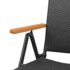vidaXL 5 Piece Garden Dining Set Black and Brown - Image 8