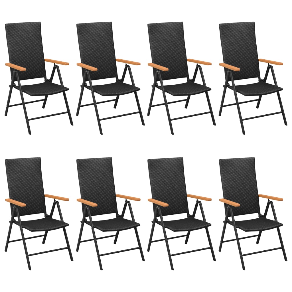 8720286228418_g_en_hd_1 vidaXL 9 Piece Garden Dining Set Black and Brown - Image 3