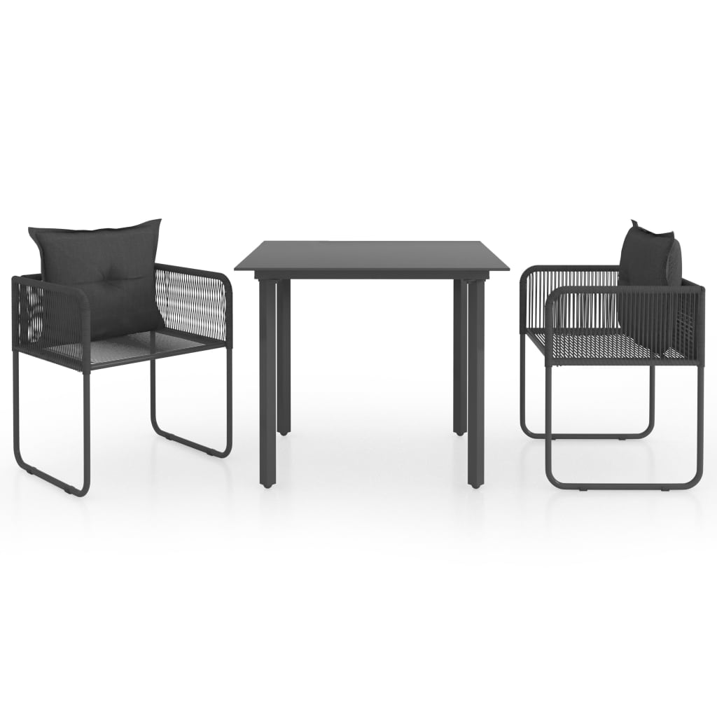 8720286228609_a_en_hd_1 vidaXL 3 Piece Garden Dining Set PVC Rattan Black - Image 2