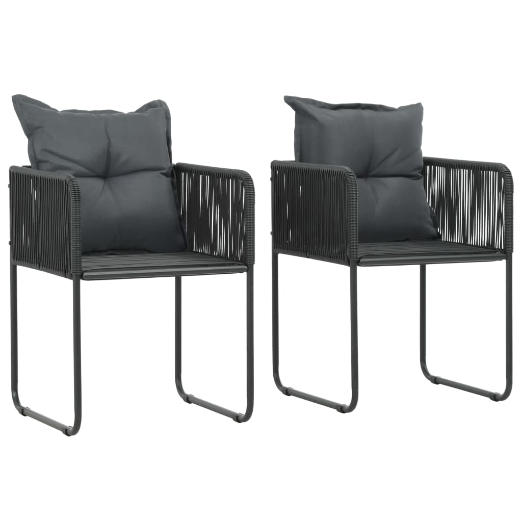 8720286228609_g_en_hd_2 vidaXL 3 Piece Garden Dining Set PVC Rattan Black - Image 4