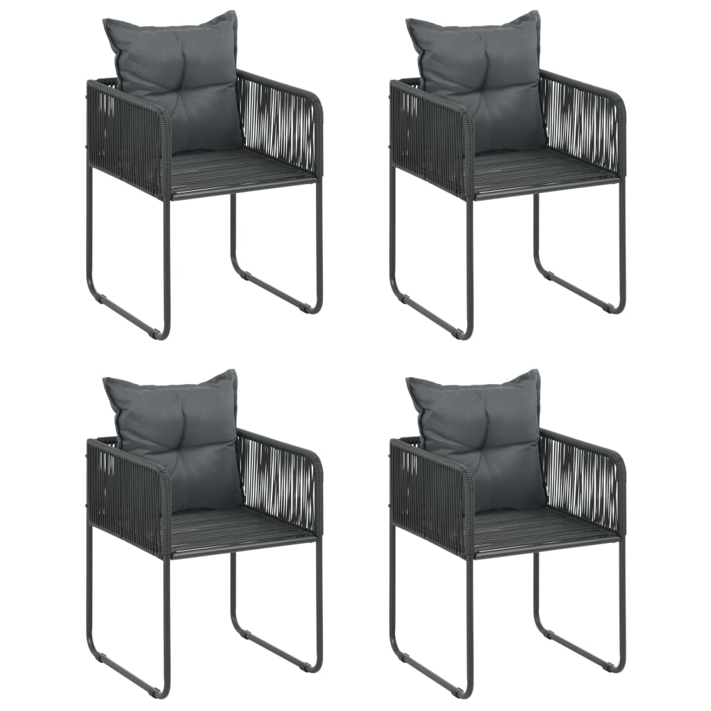 8720286228623_g_en_hd_2 vidaXL 5 Piece Garden Dining Set PVC Rattan Black - Image 4
