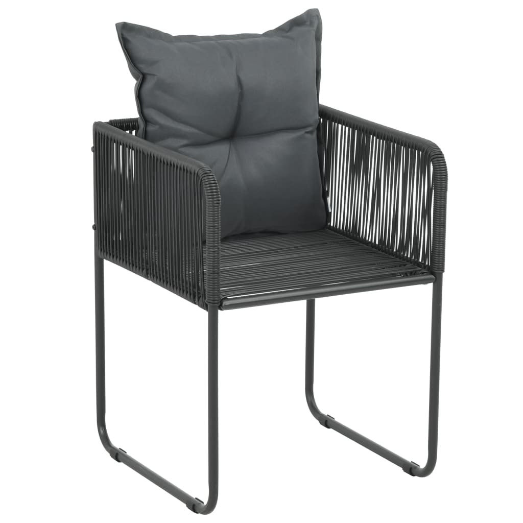 8720286228746_g_en_hd_3 vidaXL 5 Piece Garden Dining Set PVC Rattan Black and Brown - Image 5