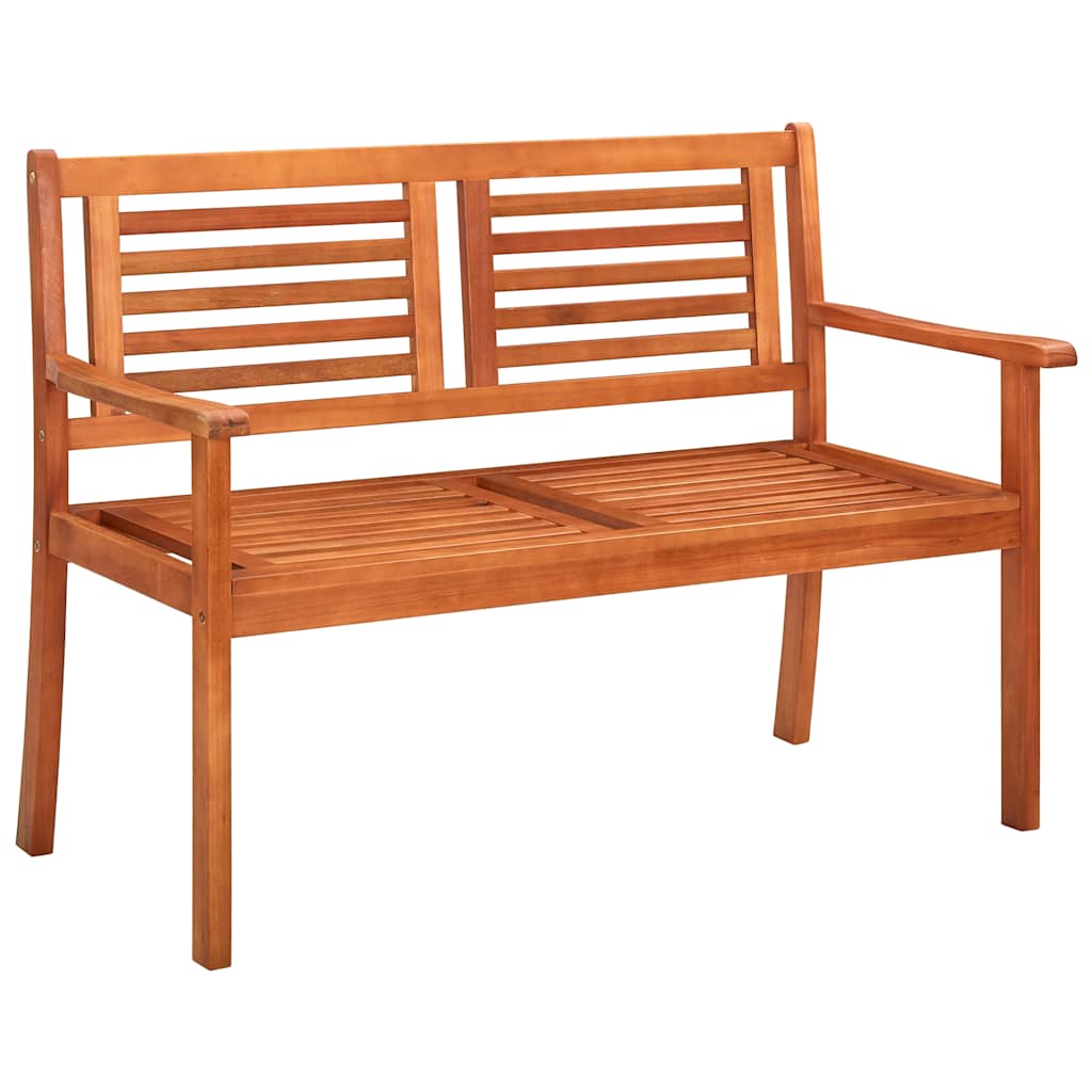 8720286233627_g_en_hd_1 vidaXL 2-Seater Garden Bench with Cushion 120 cm Solid Eucalyptus Wood - Image 2