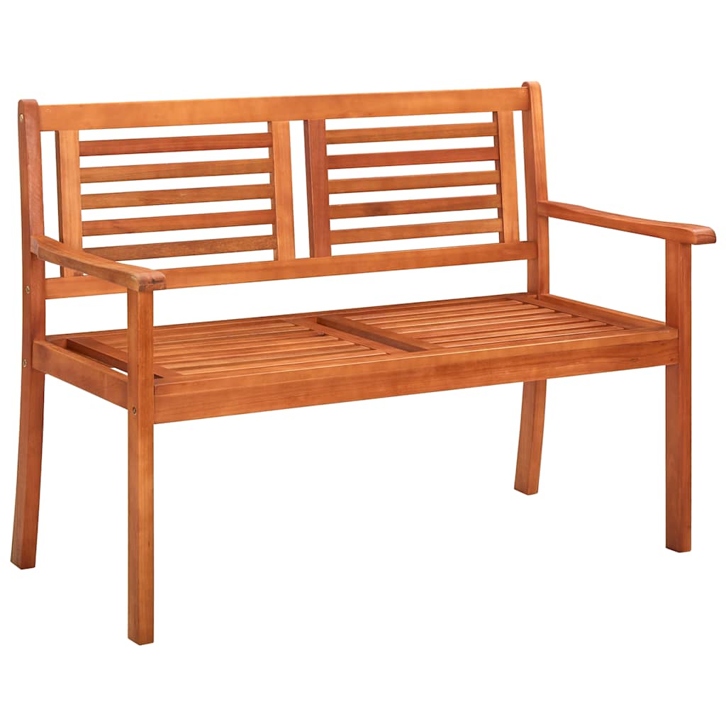 8720286233658_g_en_hd_1 vidaXL 2-Seater Garden Bench with Cushion 120 cm Solid Eucalyptus Wood - Image 2