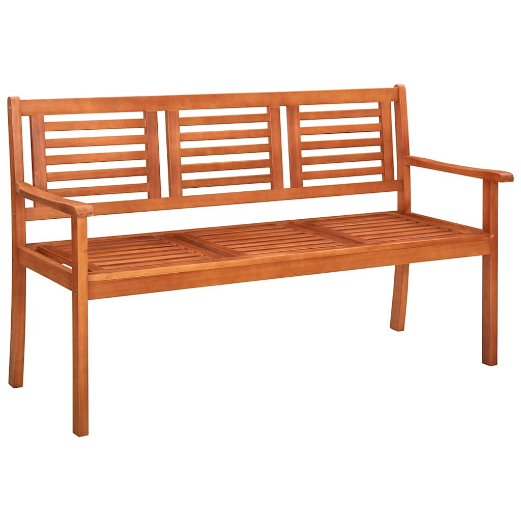 8720286233979_g_en_hd_1 vidaXL 3-Seater Garden Bench with Cushion 150 cm Solid Eucalyptus Wood - Image 2