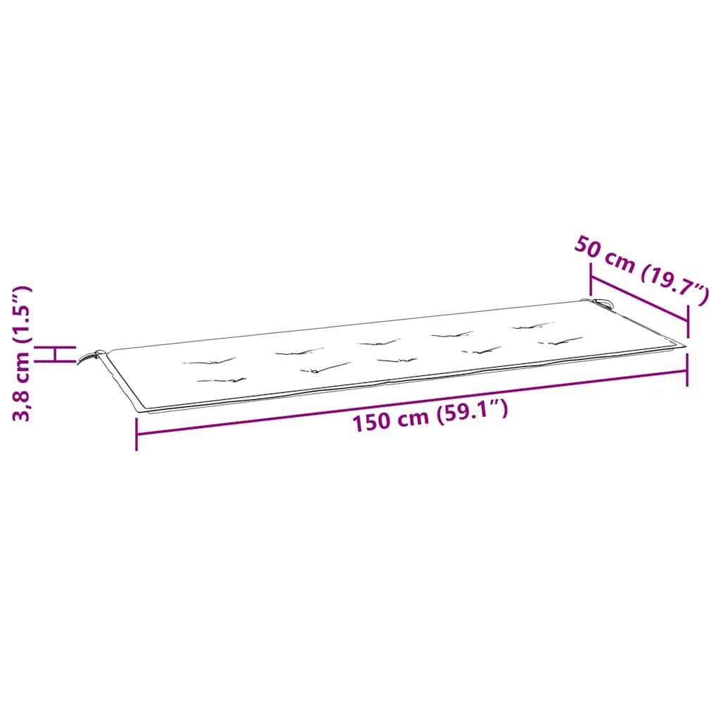 8720286233979_g_en_hd_10 vidaXL 3-Seater Garden Bench with Cushion 150 cm Solid Eucalyptus Wood - Image 11