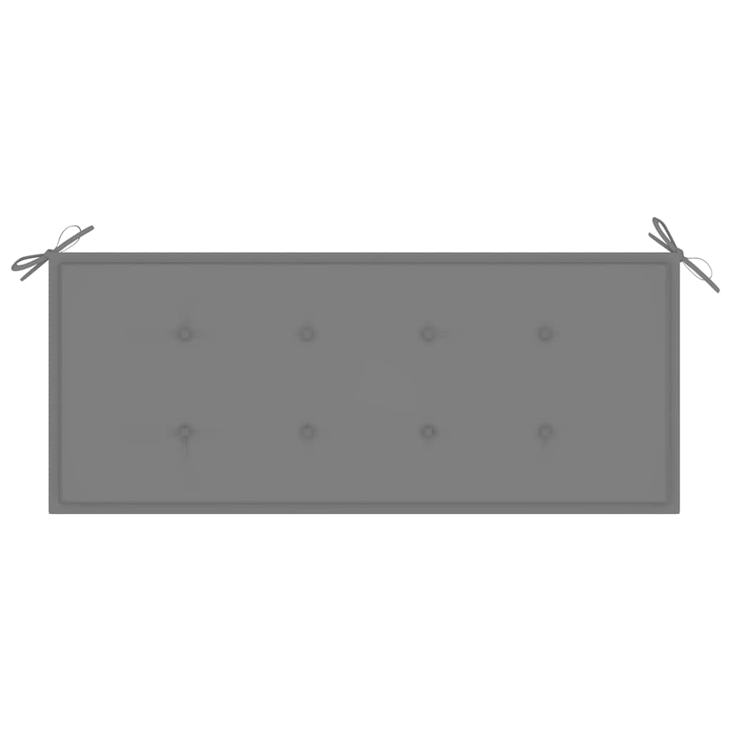 8720286234174_g_en_hd_5 vidaXL 2-Seater Garden Bench with Cushion 120 cm Grey Eucalyptus Wood - Image 6