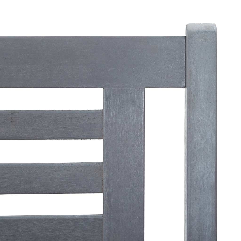 8720286234235_g_en_hd_4 vidaXL 2-Seater Garden Bench with Cushion 120 cm Grey Eucalyptus Wood - Image 5