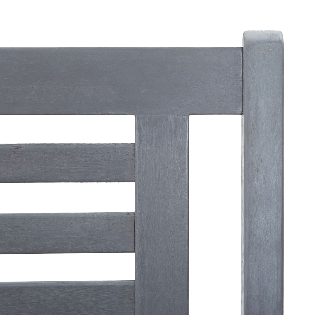 8720286234433_g_en_hd_4 vidaXL 3-Seater Garden Bench with Cushion 150 cm Grey Eucalyptus Wood - Image 5