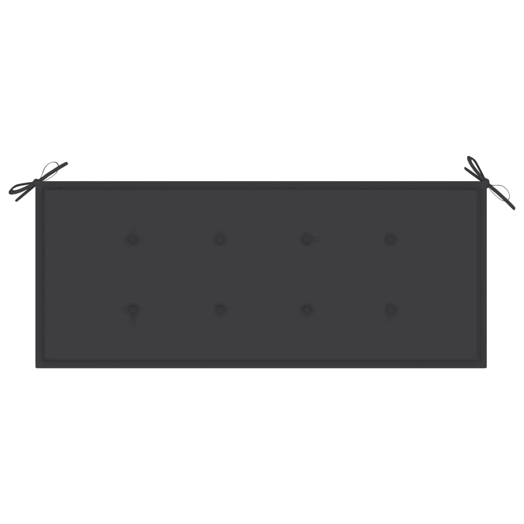 8720286234433_g_en_hd_5 vidaXL 3-Seater Garden Bench with Cushion 150 cm Grey Eucalyptus Wood - Image 6