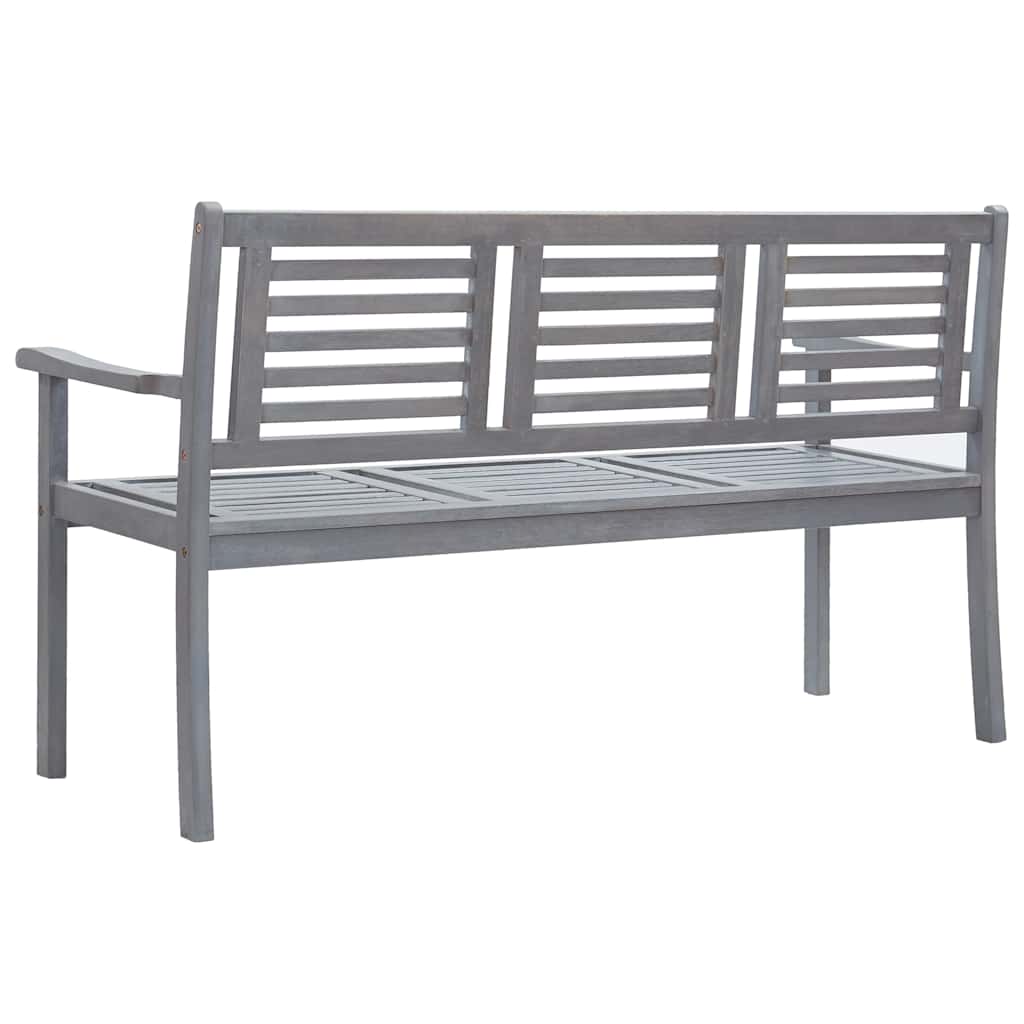 8720286234440_g_en_hd_3 vidaXL 3-Seater Garden Bench with Cushion 150 cm Grey Eucalyptus Wood - Image 4