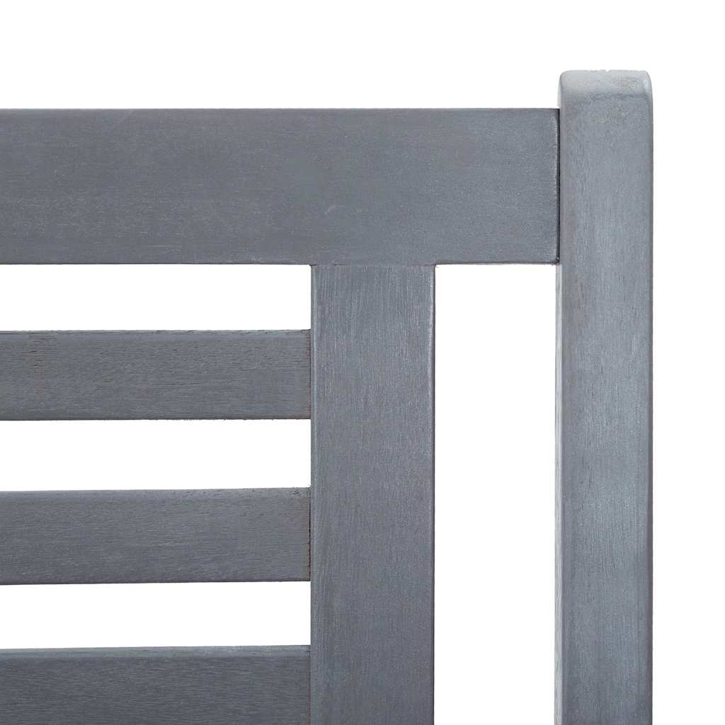 8720286234440_g_en_hd_4 vidaXL 3-Seater Garden Bench with Cushion 150 cm Grey Eucalyptus Wood - Image 5