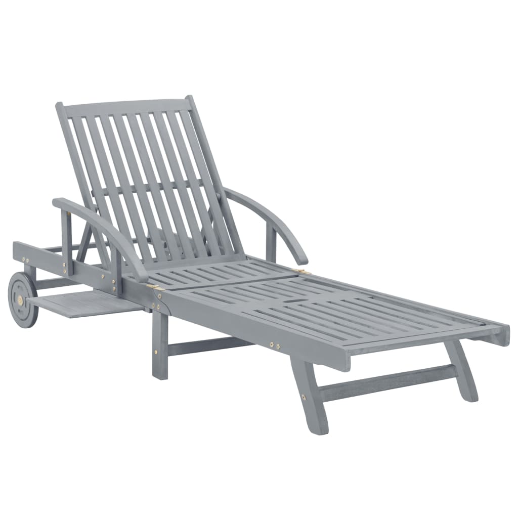 8720286237342_g_en_hd_4 vidaXL Garden Sun Lounger with Cushion Solid Acacia Wood - Image 5