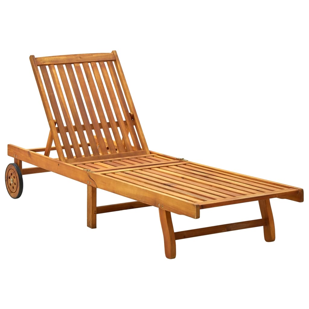 8720286237397_g_en_hd_1 vidaXL Garden Sun Lounger with Cushion Solid Acacia Wood - Image 2