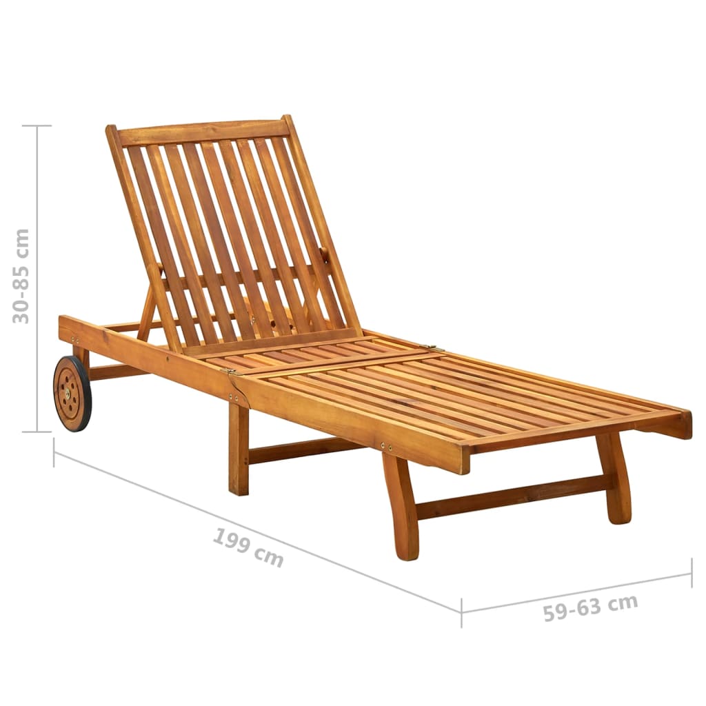 8720286237397_g_en_hd_10 vidaXL Garden Sun Lounger with Cushion Solid Acacia Wood - Image 11