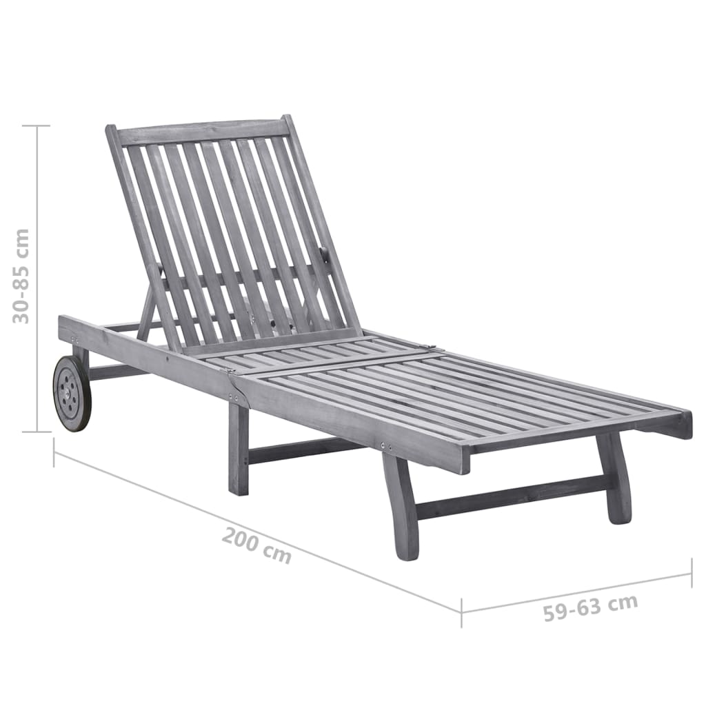 8720286237649_g_en_hd_5 vidaXL Garden Sun Lounger with Cushion Grey Solid Acacia Wood - Image 6