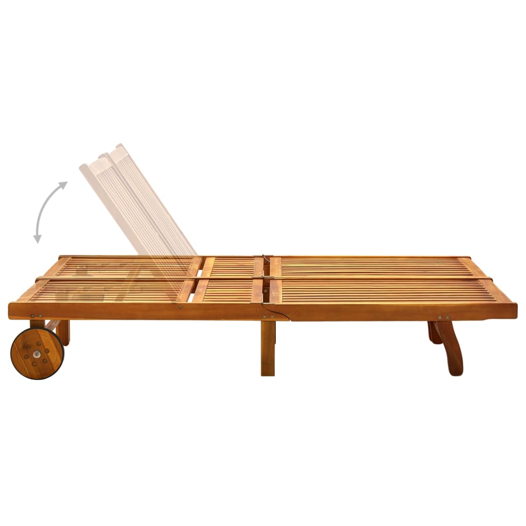 8720286237687_g_en_hd_2 vidaXL 2-Person Garden Sun Lounger with Cushions Solid Acacia Wood - Image 3