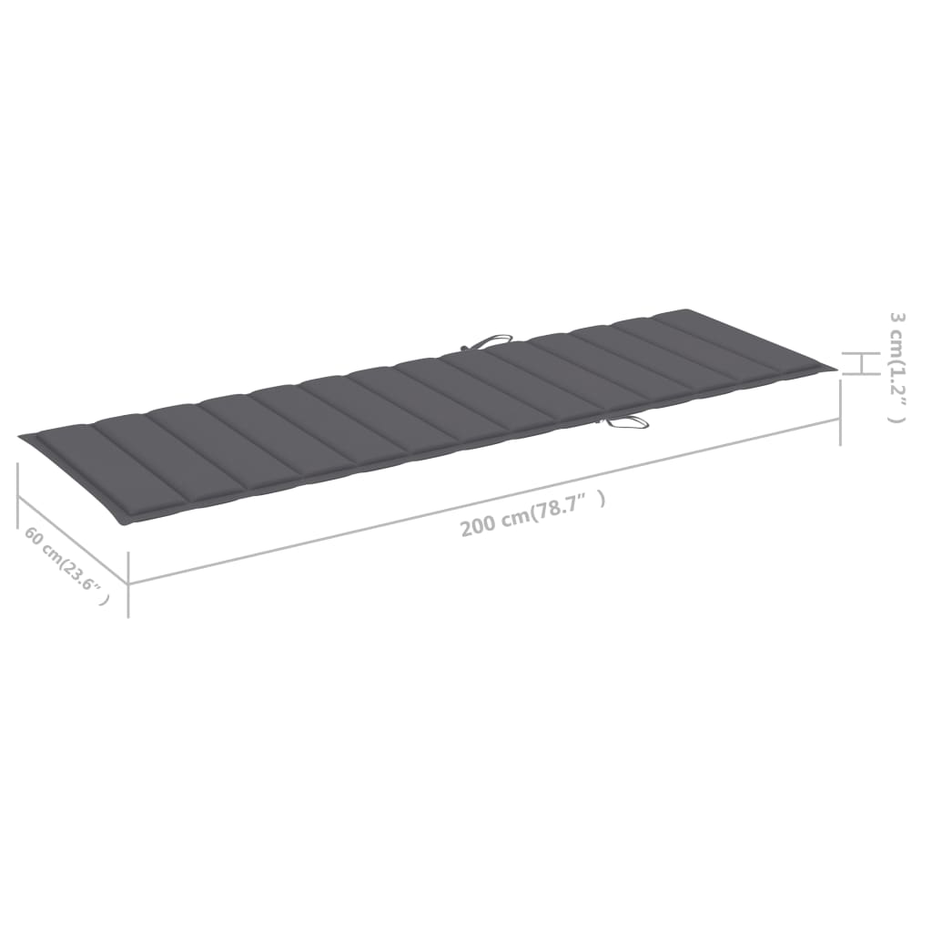 8720286237823_g_en_hd_6 vidaXL 2-Person Garden Sun Lounger with Cushion Grey Solid Acacia Wood - Image 7
