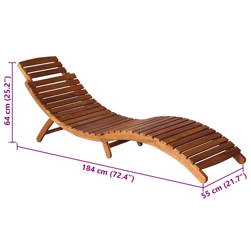 8720286239803_g_en_hd_7 vidaXL Garden Sun Lounger with Table and Cushion Solid Wood Acacia - Image 8