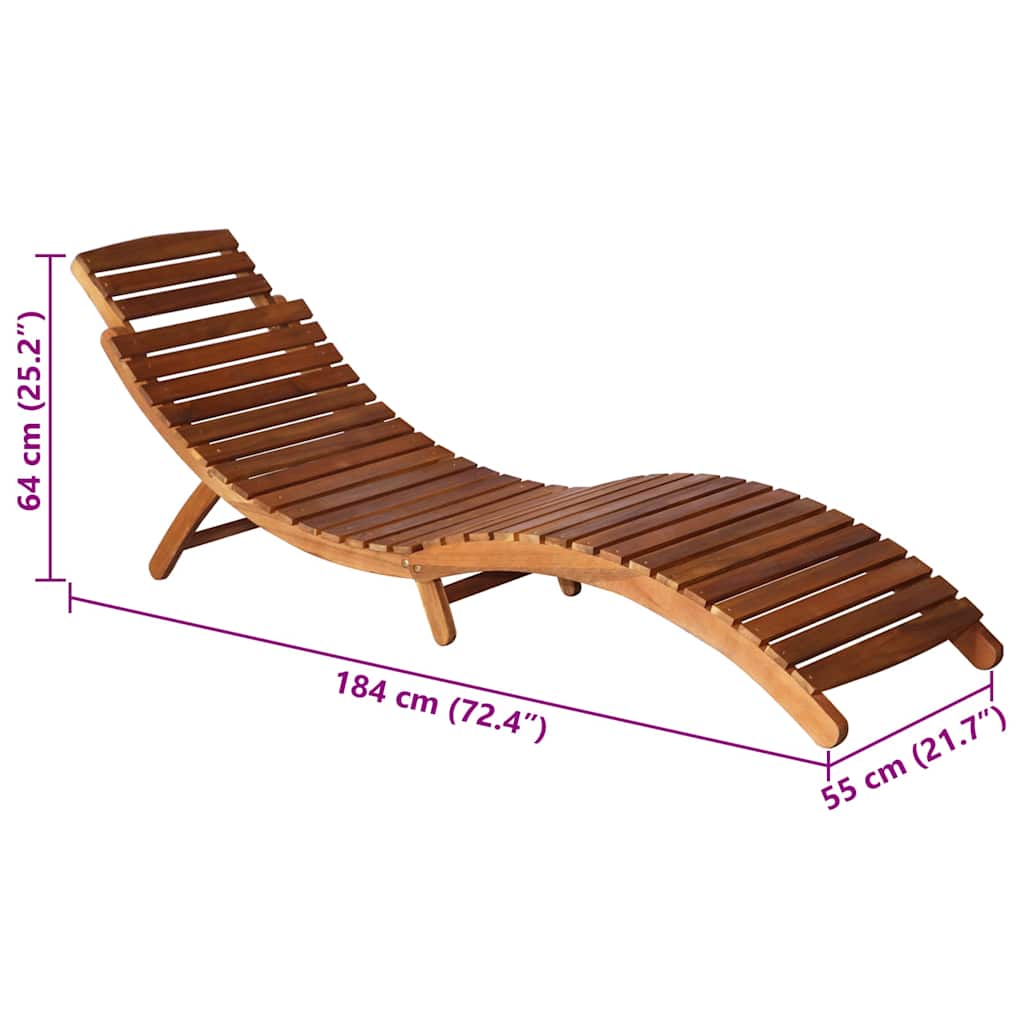 8720286239827_g_en_hd_7 vidaXL Garden Sun Lounger with Table and Cushion Solid Wood Acacia - Image 8