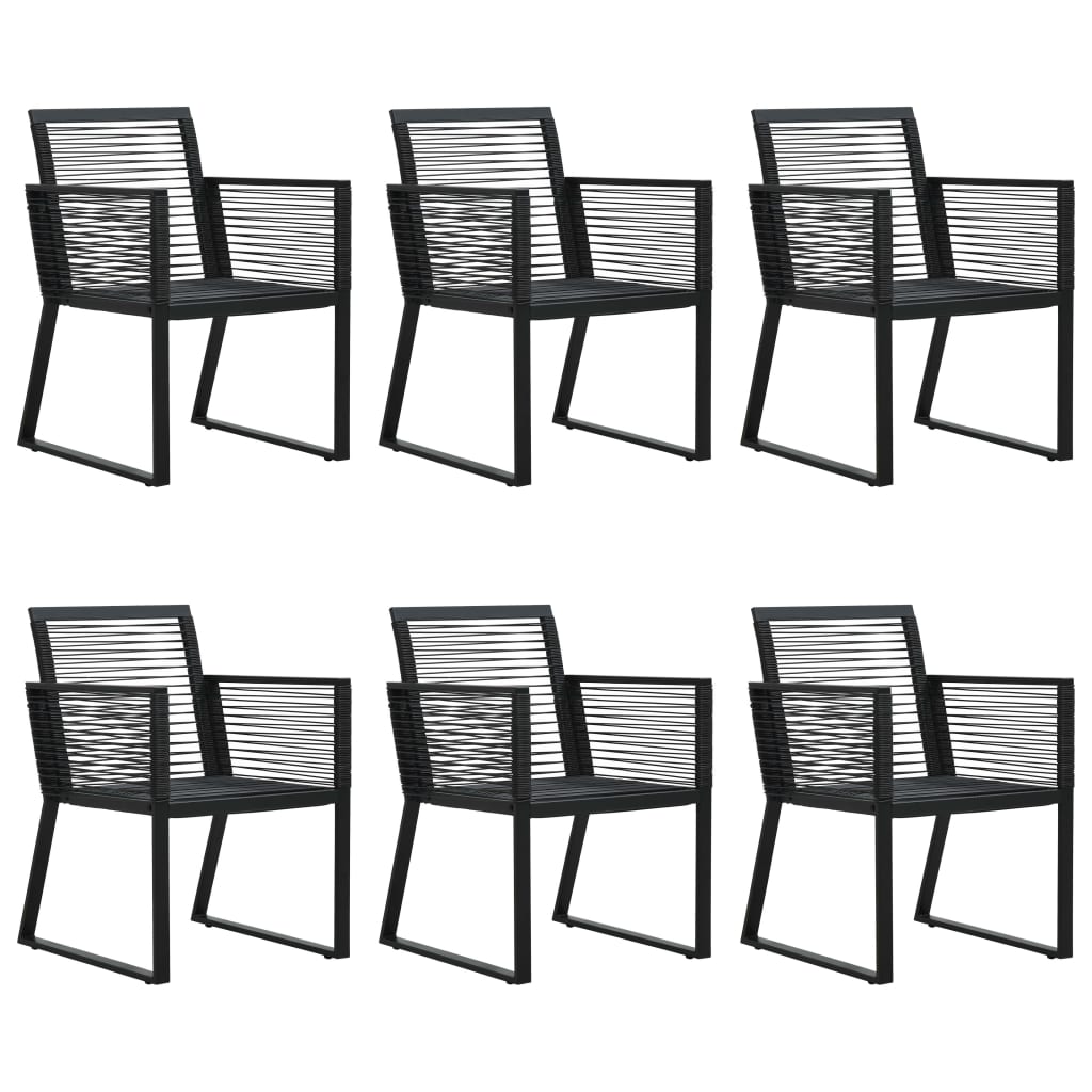 8720286241387_g_en_hd_4 vidaXL 7 Piece Outdoor Dining Set PVC Rattan Black - Image 6