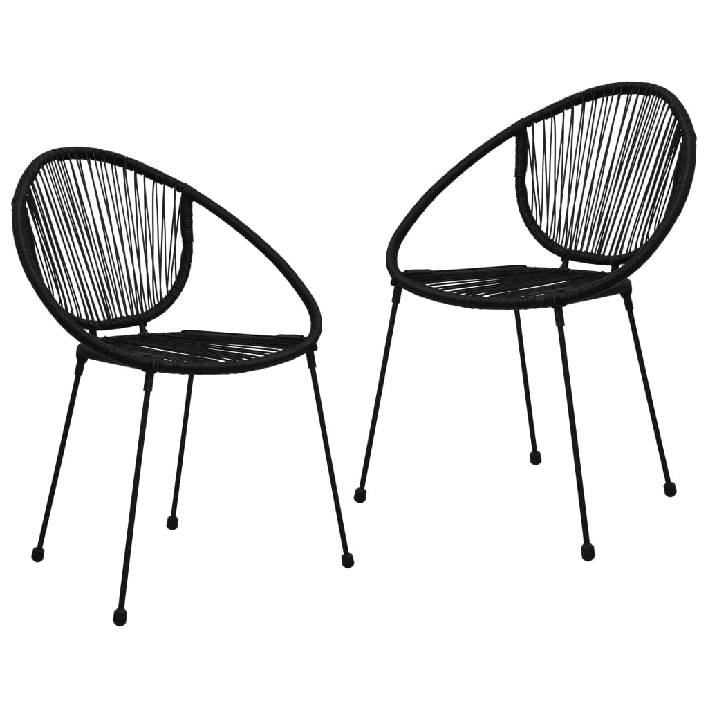 8720286241479_g_en_hd_1 vidaXL 3 Piece Outdoor Dining Set PVC Rattan Black - Image 3