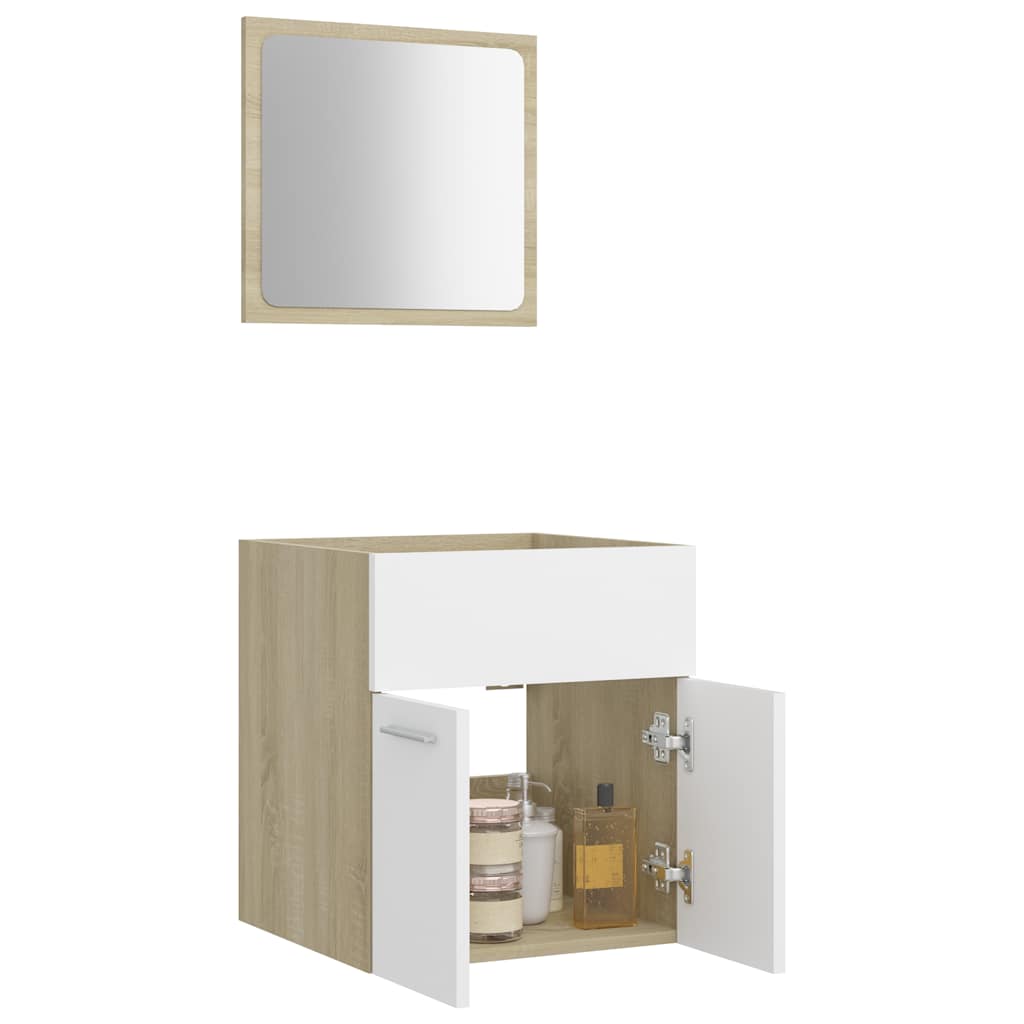 8720286242636_g_en_hd_2 vidaXL 2 Piece Bathroom Furniture Set White and Sonoma Oak Engineered Wood - Image 4