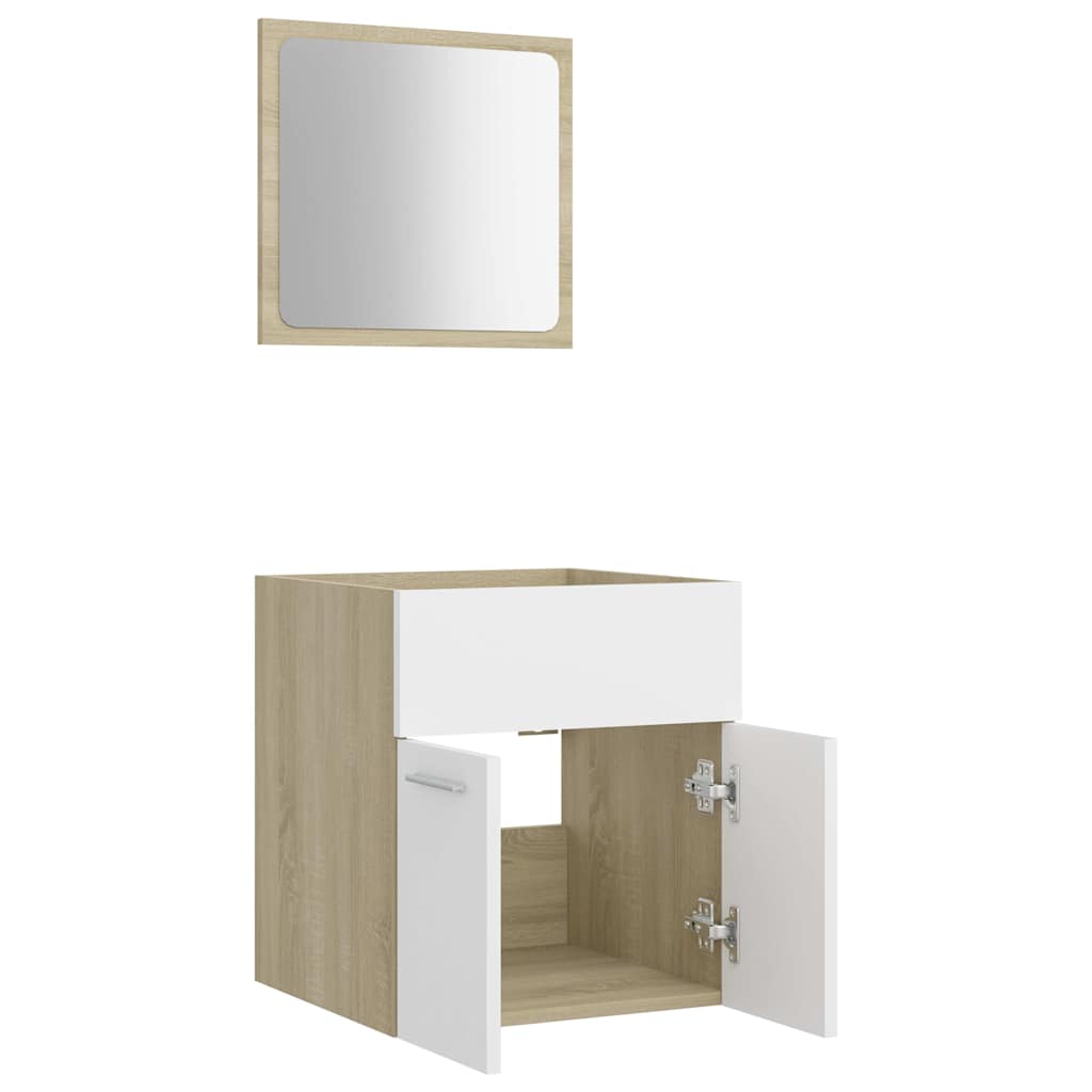 8720286242636_g_en_hd_3 vidaXL 2 Piece Bathroom Furniture Set White and Sonoma Oak Engineered Wood - Image 5
