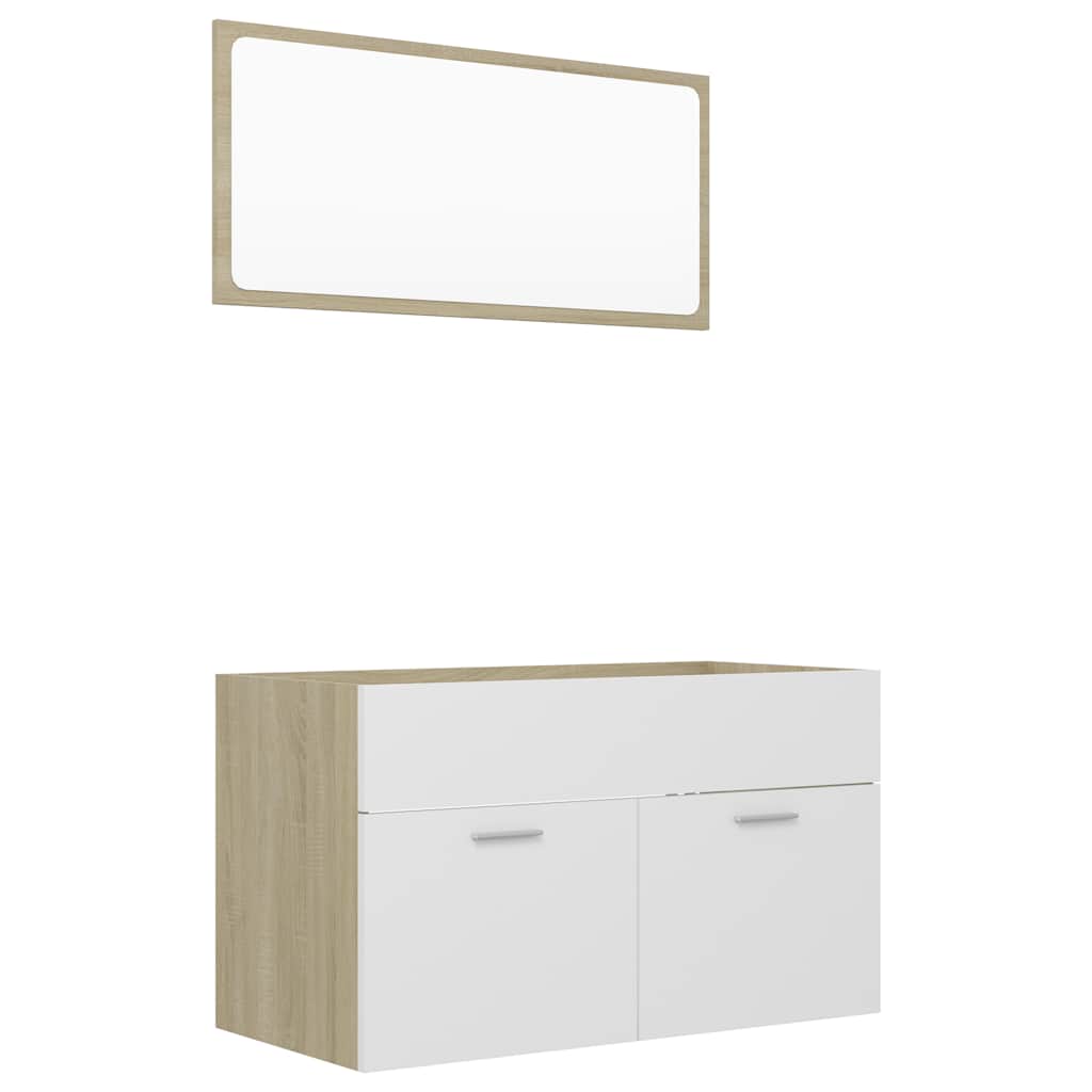 8720286242810_a_en_hd_1 vidaXL 2 Piece Bathroom Furniture Set White and Sonoma Oak Engineered Wood - Image 2