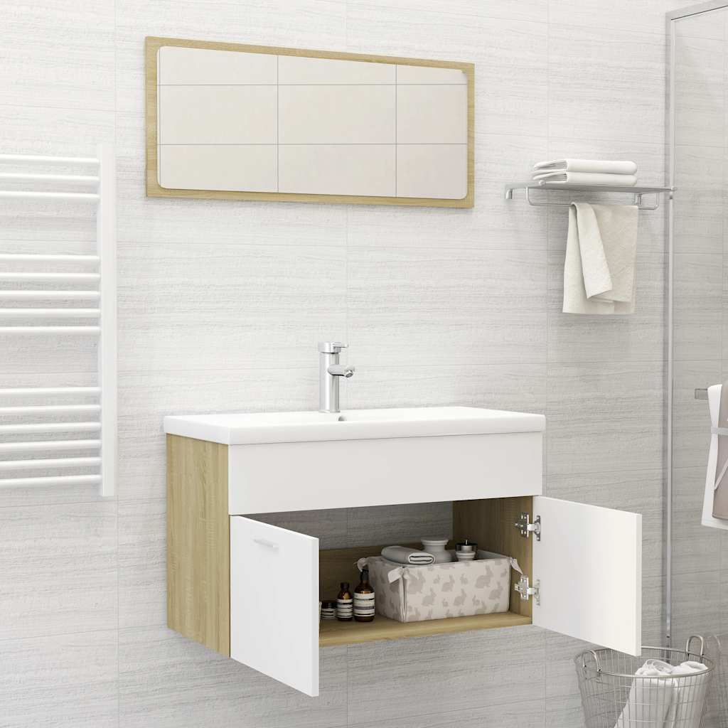 8720286242810_g_en_hd_1 vidaXL 2 Piece Bathroom Furniture Set White and Sonoma Oak Engineered Wood - Image 3
