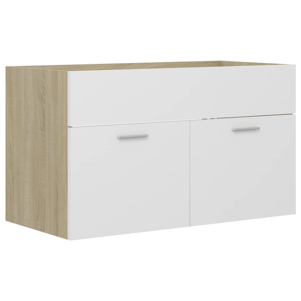 8720286242810_g_en_hd_6 vidaXL 2 Piece Bathroom Furniture Set White and Sonoma Oak Engineered Wood - Image 8
