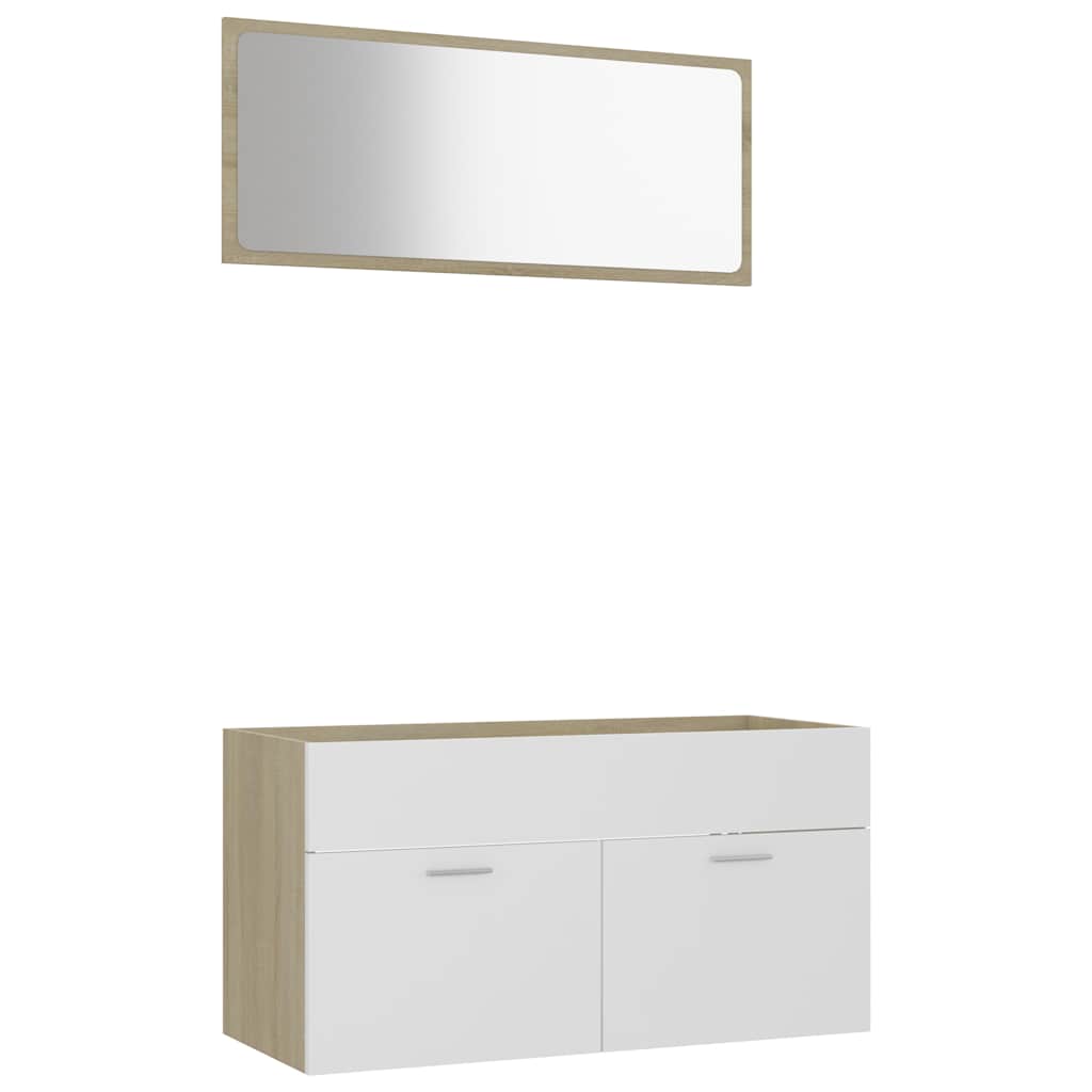 8720286242902_a_en_hd_1 vidaXL 2 Piece Bathroom Furniture Set White and Sonoma Oak Engineered Wood - Image 2