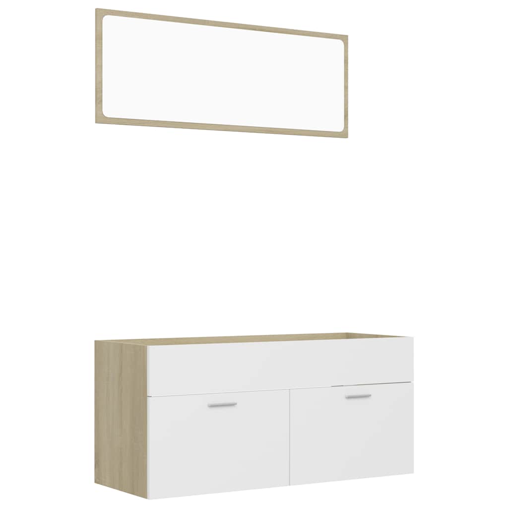 8720286242995_a_en_hd_1 vidaXL 2 Piece Bathroom Furniture Set White and Sonoma Oak Engineered Wood - Image 2
