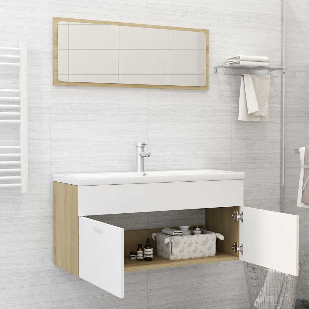8720286242995_g_en_hd_1 vidaXL 2 Piece Bathroom Furniture Set White and Sonoma Oak Engineered Wood - Image 3